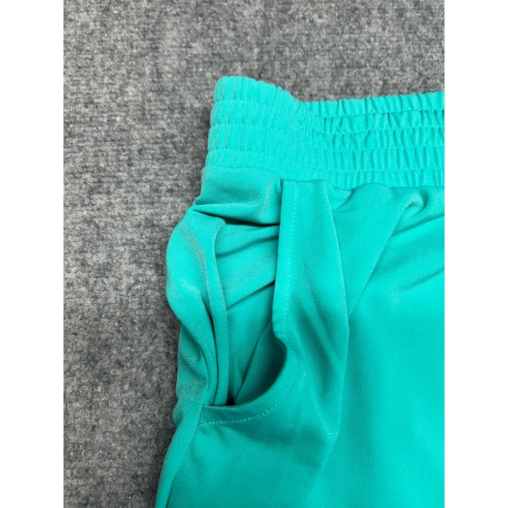 IMAN Ankle Pants Womens L Green Elastic Waist Pull On Slacks Casual Stretch - Picture 4 of 14